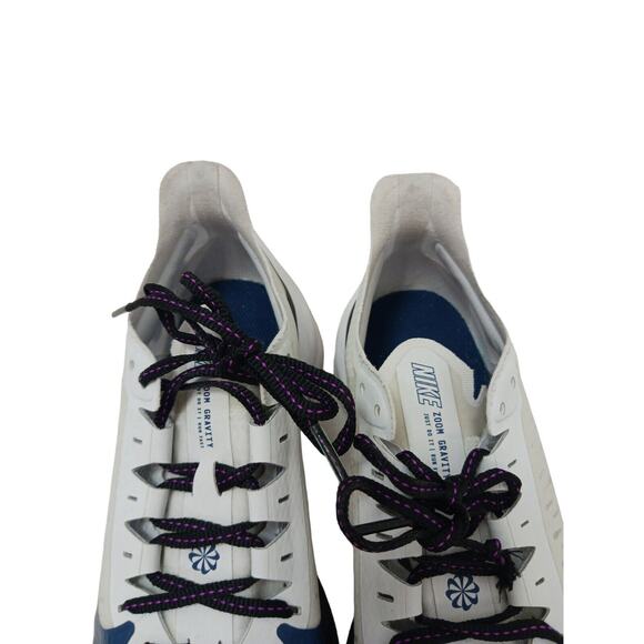 Nike Zoom Gravity Running‎ Shoes Women’s Sz 9 White Gray Black Purple Run Track main image 4